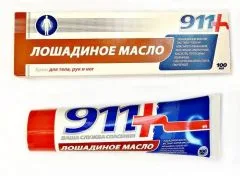911 ЛОШАДИНОЕ МАСЛО КРЕМ ДЛЯ ТЕЛА РУК И НОГ 100мл Россия Твинс Тэк
