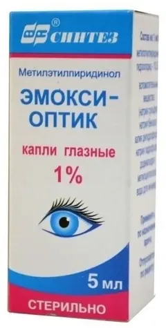 ЭМОКСИ-ОПТИК капли глазные (фл) 1% 5мл Россия Синтез ОАО