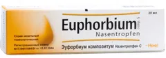 ЭУФОРБИУМ КОМПОЗИТУМ НАЗЕНТРОПФЕН С спрей 20мл Германия Biologische Heilmittel Heel
