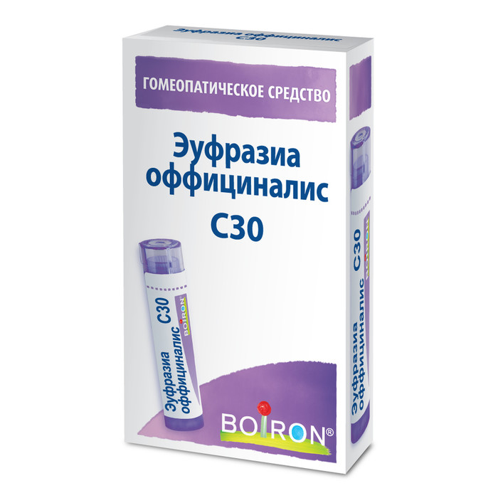 Эуфразия оффициналис (Эуфразия) С30 гранулы 4г Франция Laboratories Boiron