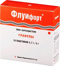 ФЛУИФОРТ сироп (фл) 9% 120мл Италия Dompe