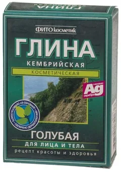 ГЛИНА КОСМЕТИЧЕСКАЯ ГОЛУБАЯ КЕМБРИЙСКАЯ 100г Россия Фитокосметик
