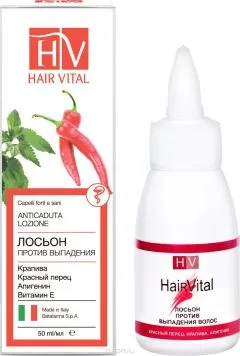 HAIR VITAL ЛОСЬОН ПРОТИВ ВЫПАДЕНИЯ ВОЛОС 50мл Италия Betafarma