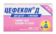 ЦЕФЕКОН супп. х10 Россия Нижфарм