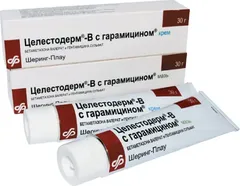 ЦЕЛЕСТОДЕРМ В С ГАРАМИЦИНОМ крем 0,1%+0,1% 15г Schering Plough